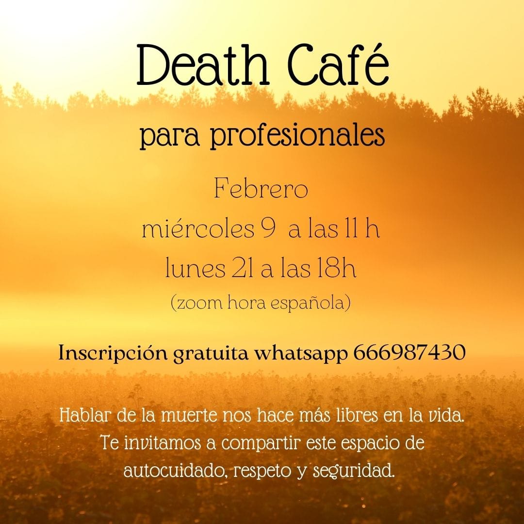 death cafe para profesionales socio sanitarios
