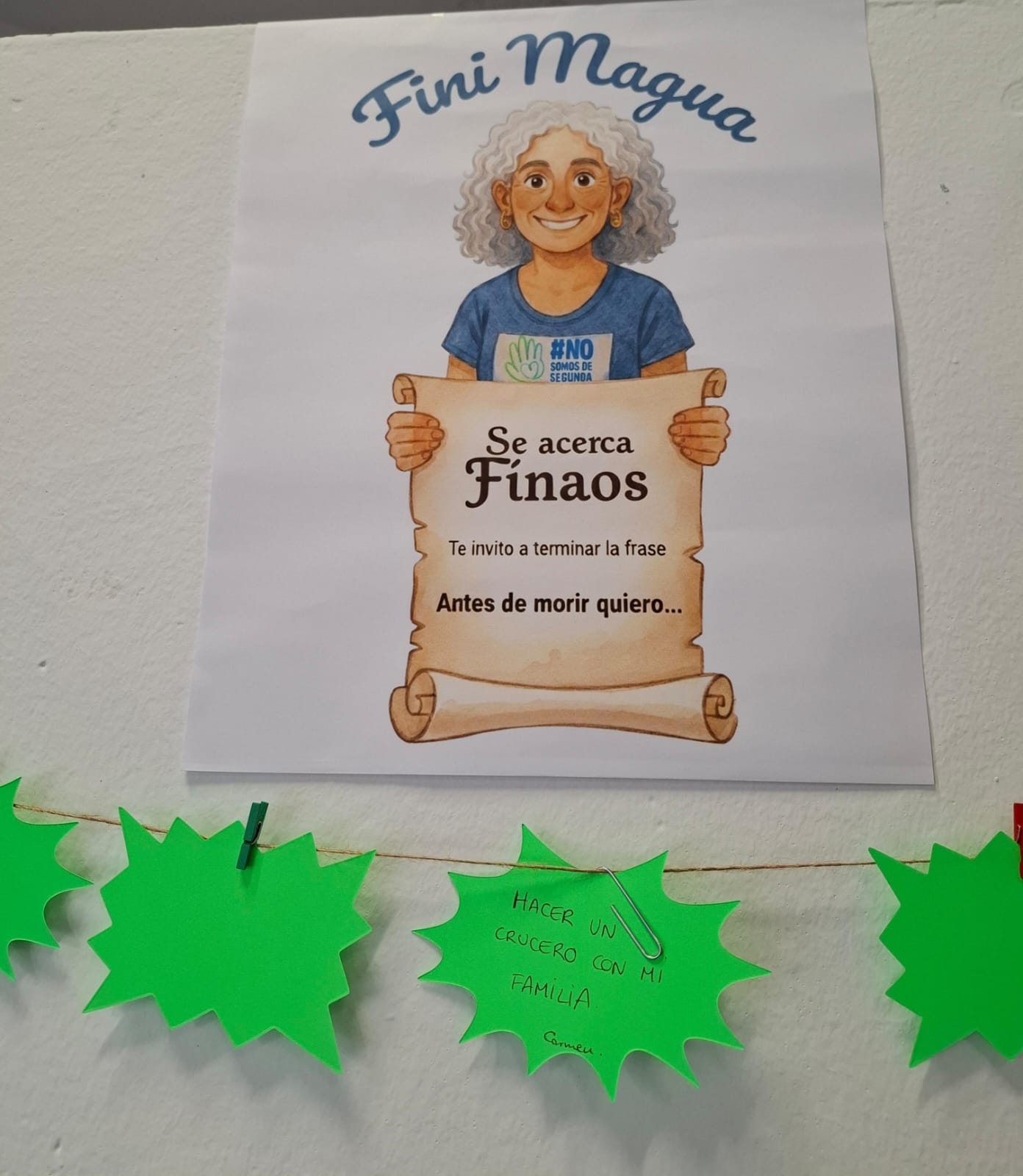 Muro «Antes de morir quiero…»